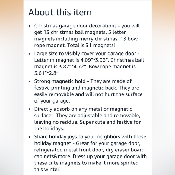 Festive Merry Christmas Garage Door Banner - Picture 2 of 2